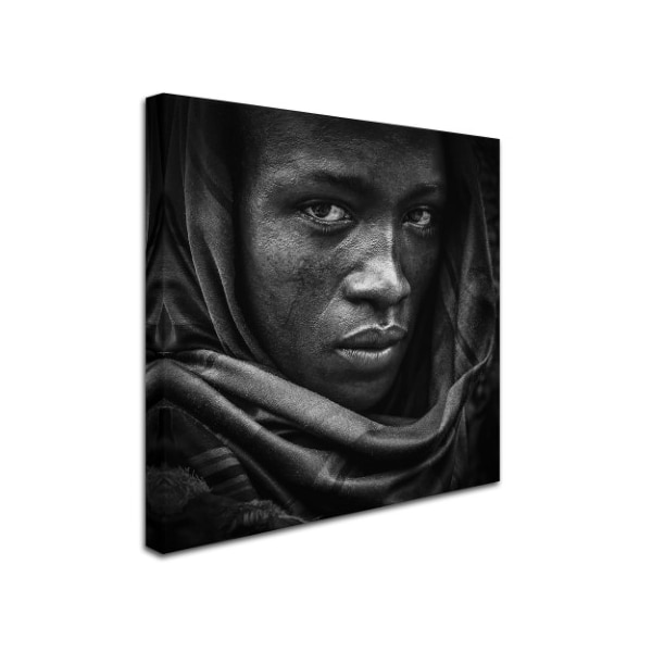 Joxe Inazio Kuesta 'Gaze 2' Canvas Art,14x14